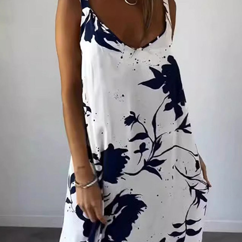 Lina | Floral Backless Dress