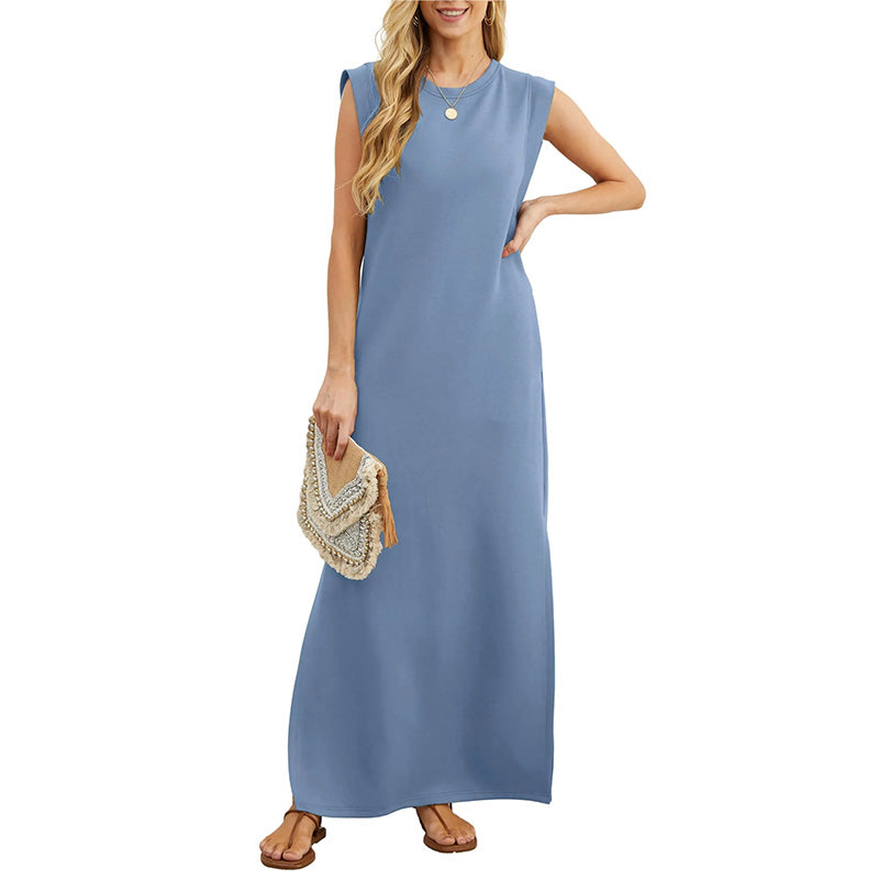 Emma | Long Fluid Wrinkle-Resistant Dress