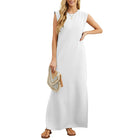 Emma | Long Fluid Wrinkle-Resistant Dress