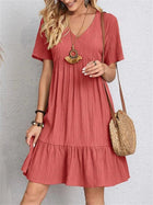 Elisa | Tummy-Control Retro V-Neck Dress
