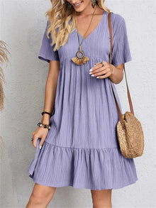 Elisa | Tummy-Control Retro V-Neck Dress