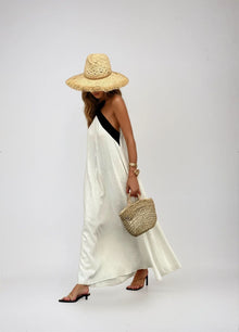 Nicole - Stylish Crossover Neckline Dress