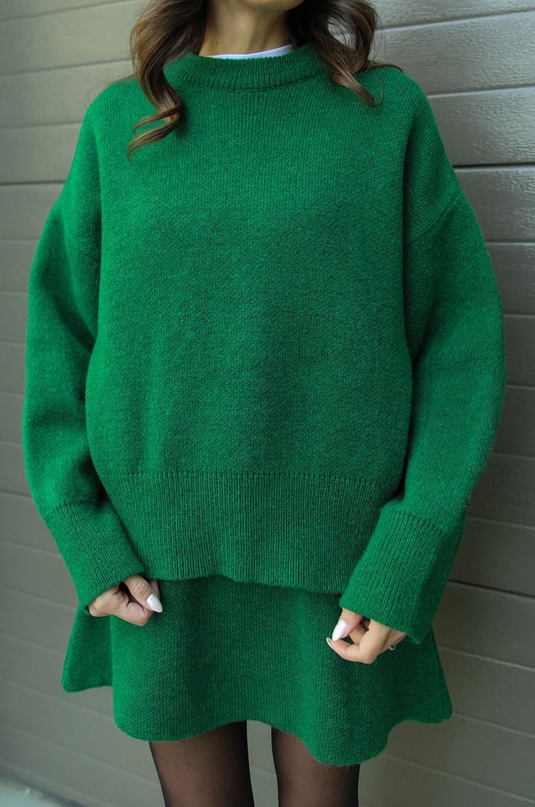 Elsie | Knitted Set (Top + Skirt)
